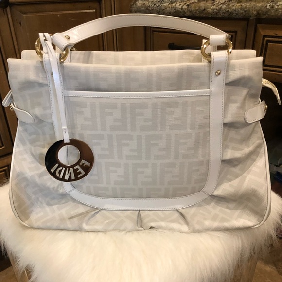 Fendi Handbags - Fendi White Bag